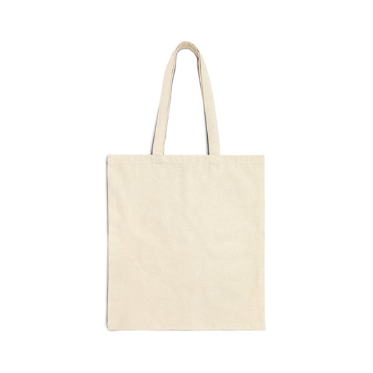 Canvas Tote Bag — Cottage Garden Painting Print | Floral Spring Market Bag